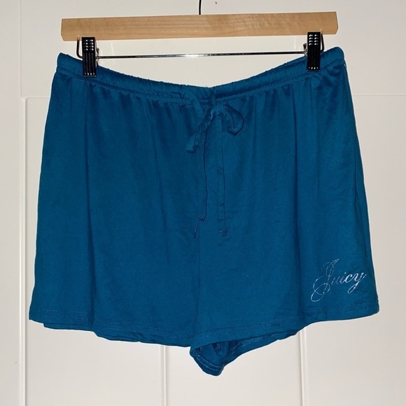 Juicy Couture Pajama Set Top & Short 2PC Set NEW Women L Logo Sleep Y2K Restful - Picture 11 of 15